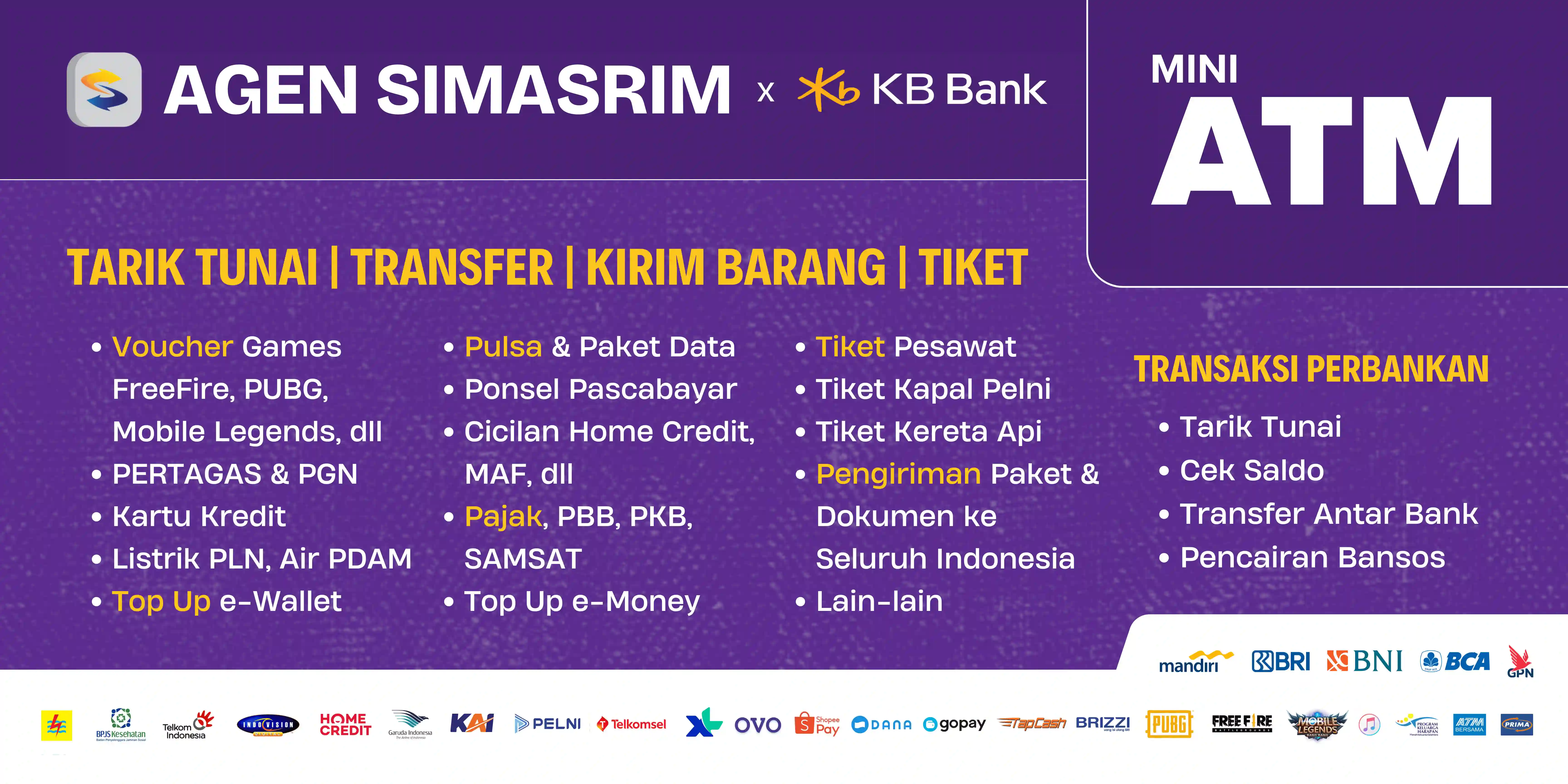 Spanduk Ringkas SIMASRIM - KB Bank