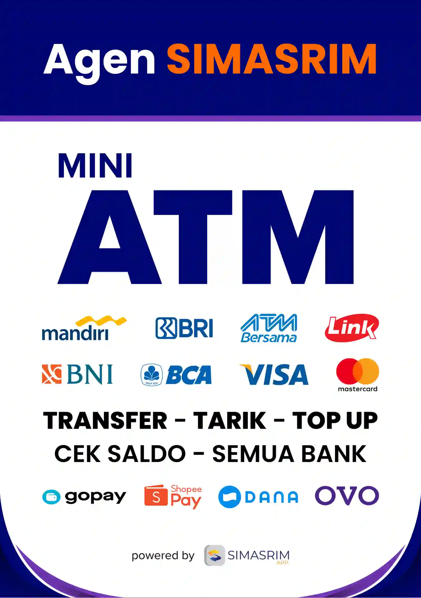 Poster Layanan Mini ATM